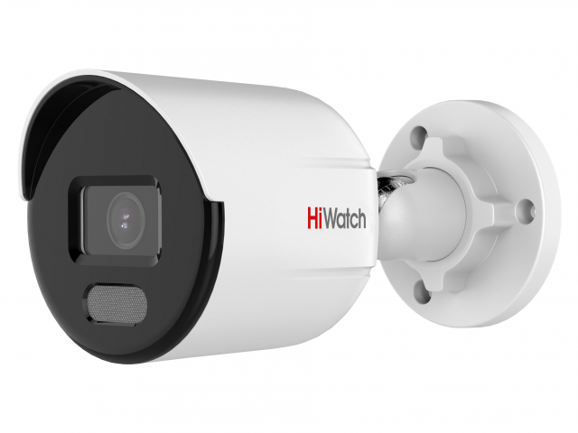 DS-I450L(C)(4mm) 4Мп уличная цилиндрическая IP-камера с LED-подсветкой до 30м и технологией ColorVu HiWatch